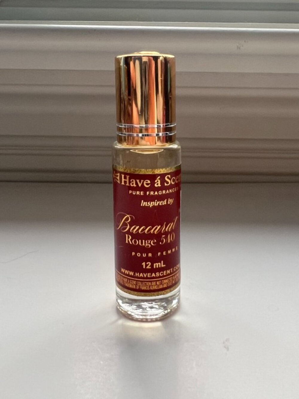 Have A Scent Collection – Baccarat Rouge 540 Inspired Fragrance Oil Rollerball